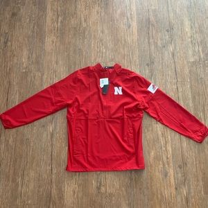 Huskers Red Adidas Game Mode Quarter Zip